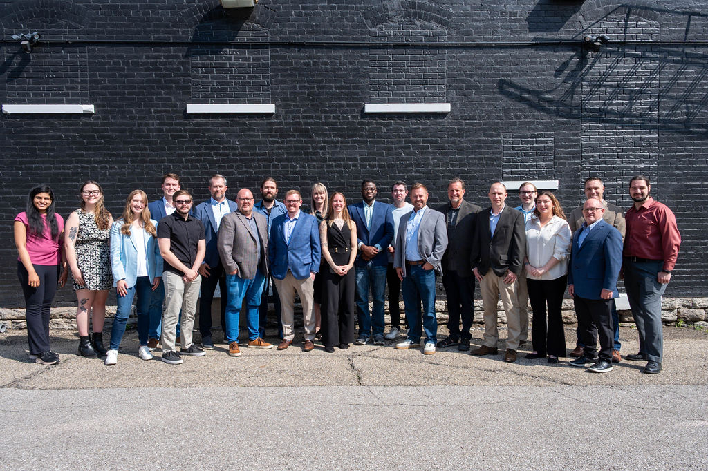The Inner Join Technologies team outside their Covington, Kentucky headquarters